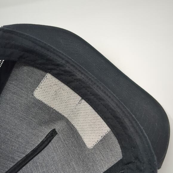 Rodeo Snapback Trucker Hat Black One Size Adjustable Embroidered Get Your Hooey - Picture 8 of 9